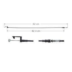 CHICOTE CERRADURA FD COURIER 01-12 2 PUERTAS 92 CM TWN HUSHAN 96FG.B218A01.AA Derecho/Izquierdo Delantera