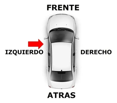 00-06 Ford Focus Chicote Cerradura Puerta Delantera Izq.