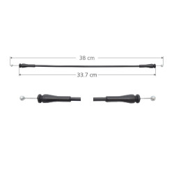 CHICOTE CERRADURA FD ECONOLINE 92-08/EXPEDITION 97-02 5TA PUERTA ABATIBLE IZQUIERDA 38 CM TWN HUSHAN 5ta puerta