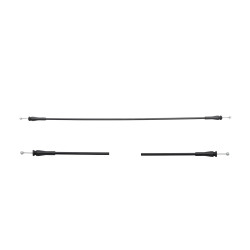 CHICOTE CERRADURA FD ECONOLINE 92-08 49.5CM LARGO TWN HUSHAN Derecho Trasera Puerta lateral abatible