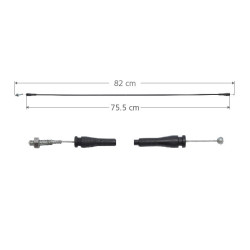CHICOTE CERRADURA FD F-150/F-250 97-08/LOBO 97-03/EXPEDITION 97-02 PARA CABINA Y MEDIA 82 CM TWN HUSHAN Derecho/Izquierdo Trasera Inferior