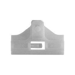 REPUESTO DE ELEVADOR VW POINTER 2/4P 00-03 BASE CORREDERA 1 PIEZA BLANCO PLASTICO MEX GENERICA Derecho/Izquierdo Delantera