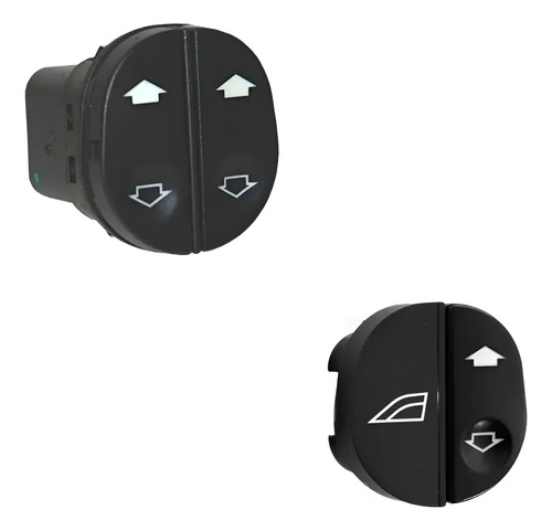01-08 Ford Ka Juego Controles Para Vidrios Electricos