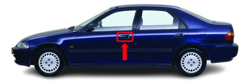 92-95 Honda Civic Manija Exterior Delantera Lado Izquierdo
