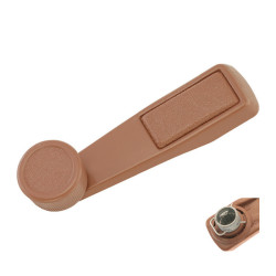 MANIJA DE ELEVAR MT L200 87-96 DG RAM 50 87-93 BASE DE ZINC PERILLA CAFE PLASTICO BEIGE TWN HUSHAN