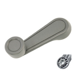 MANIJA DE ELEVAR TY HILUX 89-04 01-04/COROLLA 89-91 BASE DE ZINC PERILLA GRIS PLASTICO GRIS TWN HUSHAN 69260-87203-G