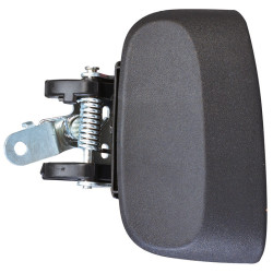 MANIJA EXTERIOR NS XTERRA 00-04 CORRUGADA NEGRA PLASTICO TWN HUSHAN 82607-7Z400 Izquierdo Trasera