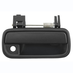 MANIJA EXTERIOR TY HILUX 98-04 CON HOYO PARA LLAVE CORRUGADA NEGRA PLASTICO TWN HUSHAN 69210-YE011 Derecho Delantera