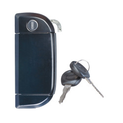 MANIJA EXTERIOR VW EUROVAN 01-04 LISA NEGRA ZINC TWN HUSHAN 701 837 206 WK Derecho Delantera