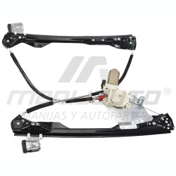 ELEVADOR DE CRISTAL FD FOCUS ZX3 00-06/SEDAN 00-04/USA TYPE 05-07/SVT 02-04 ELECTRICO CON MOTOR 12VCC TWN HUSHAN Derecho Delantera