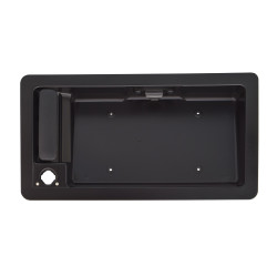 MANIJA EXTERIOR FD ECONOLINE 92-07 MANIJA MAS PORTA PLACA CON HOYO PARA LLAVE 5TA PUERTA CORRUGADA NEGRO PLASTICO TWN HUSHAN F6UZ-15434A20-AAA