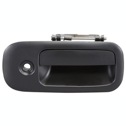 MANIJA EXTERIOR CV EXPRESS VAN GM SAVANA 96-09 CON HOYO PARA LLAVE LISA NEGRA PLASTICO TWN HUSHAN 25942272 Derecho Delantera
