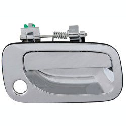 MANIJA EXTERIOR NS URVAN 02-13 CON HOYO PARA LLAVE CROMADA PLASTICO TWN HUSHAN Derecho Delantera