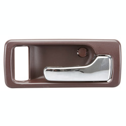 MANIJA INTERIOR HD ACCORD 2P COUPE 90-93 CON HOYO PARA SEGURO SEGURO MANUAL CAFE/CROMADO PLASTICO TWN HUSHAN 72125-SM2-A02ZE Derecho Delantera