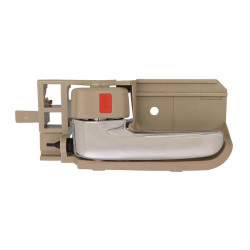 MANIJA INTERIOR TY COROLLA 03-08/HIACE 06-19/HILUX VIGO/TACOMA 05-15 BEIGE/CROMADA PLASTICO TWN HUSHAN 69206-12190-A2 Izquierdo Delantera/Trasera