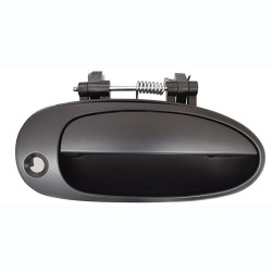 MANIJA EXTERIOR KI SEPHIA 98-01 CON HOYO PARA LLAVE LISA PARA PINTAR NEGRA PLASTICO TWN HUSHAN 0K2A1-58410XX Derecho Delantera