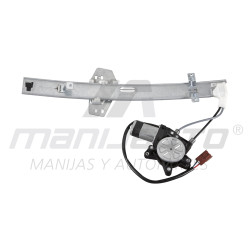 ELEVADOR DE CRISTAL HD ACCORD 90-93 ELECTRICO 4 PUERTAS CON MOTOR TWN HUSHAN 72710-SM4-J01 Derecho Trasera