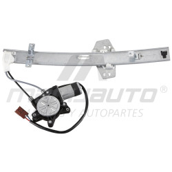 ELEVADOR DE CRISTAL HD ACCORD 90-93 ELECTRICO 4 PUERTAS CON MOTOR TWN HUSHAN 72750-SM4-J01 Izquierdo Trasera