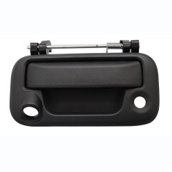 MANIJA DE TAPA FD F-150/F-250 09-14/LOBO 04-14/SUPER DUTY 08-16 LC MARK LT 06-13 CON HOYOS PARA LLAVE Y CAMARA CORRUGADA NEGRO PLASTICO TWN HUSHAN 8L3Z-9943400-AC