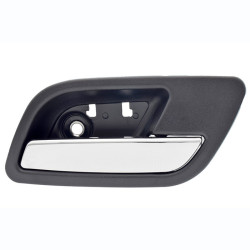 MANIJA INTERIOR CD ESCALADE EXT/ESV CV SUBURBAN/TAHOE GM YUKON 07-14 SIN HOYO NEGRA/CROMO PLASTICO TWN HUSHAN 15920704 Derecho Delantera/Trasera
