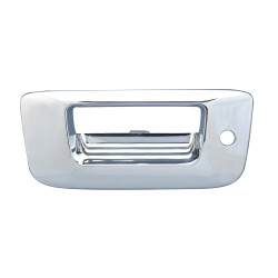 MANIJA DE TAPA CV CHEYENNE/SILVERADO GM SIERRA CV PICK UP 07-13 CON HOYO PARA LLAVE SOLO BISEL CROMO PLASTICO TWN HUSHAN