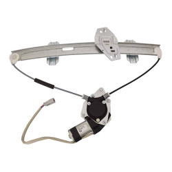 ELEVADOR DE CRISTAL HD CIVIC 96-00 ELECTRICO SEDAN 4 PINS CON MOTOR TWN HUSHAN 72250-S04-A01 Izquierdo Delantera