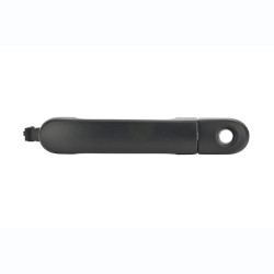 MANIJA EXTERIOR NS TIIDA 07-17 CON HOYO PARA LLAVE LISA PARA PINTAR NEGRA PLASTICO TWN HUSHAN 82641-EL12A Izquierdo Delantera