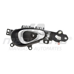 MANIJA INTERIOR CR PT CRUISER 01-10 NEGRA/CROMO PLASTICO TWN HUSHAN RH34XD1AD Derecho Trasera