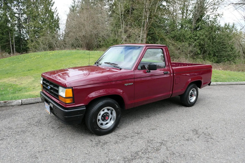 89-92 Ford Ranger Bisel Faro Delantero Negro Derecho