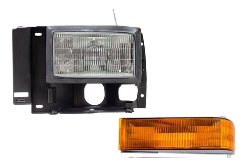 89-92 Ford Ranger Faro + Cuarto Frontal + Punta Izq. 3 Pzs.