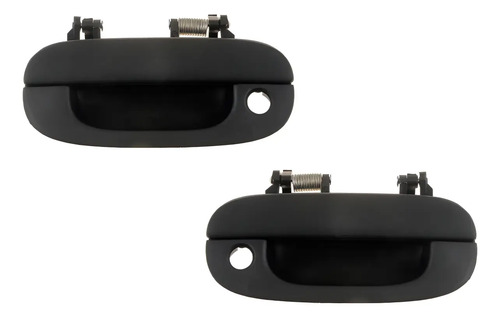 94-01 Dodge Ram Manijas Exteriores Corrugadas Negro 2 Pzs