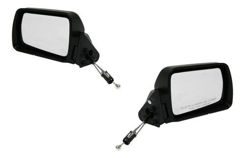 84-96 Jeep Cherokee Par Espejos Laterales Manuales Control