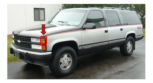 92-93 Chevrolet Suburban Par Cuartos Punta Superior 2 Piezas
