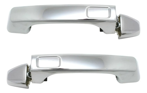 06-10 Hummer H3 Manijas Exteriores Cromadas 2 Piezas