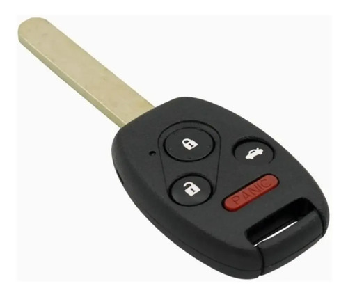 06-12 Honda Civic Llave Con Control Alarma 4 Botones