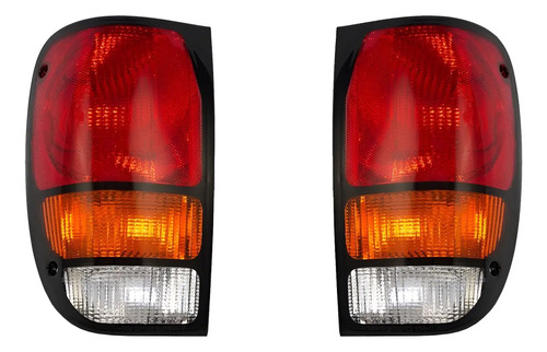 94-00 Mazda Pick Up Par Calaveras Traseras 2 Piezas