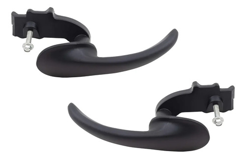97-98 Ford F150 Par Manijas Interiores Color Negro 2 Piezas