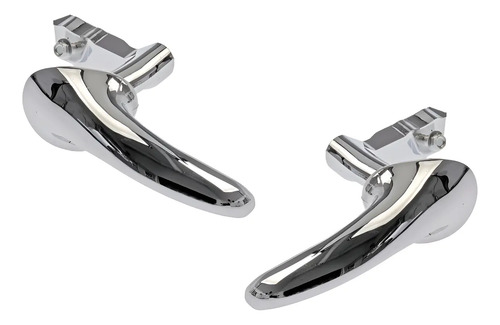 97-98 Ford Lobo Par Manijas Interiores Cromadas 2 Piezas