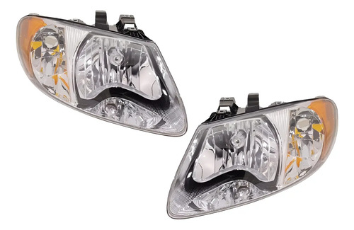 01-07 Chrysler Grand Voyager Par Faros Delanteros 2 Piezas