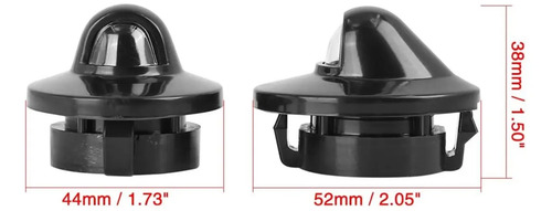 91-97 Ford Explorer Luz Placa Trasera Color Negro 1 Pieza