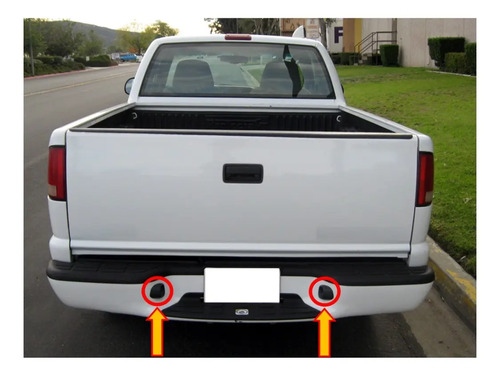 98-01 Gmc Sonoma Par Luz De Placa Trasera 2 Piezas