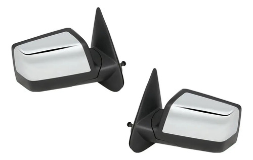 10-12 Ford Ranger Espejos Laterales Manuales Cromados 2 Pzs