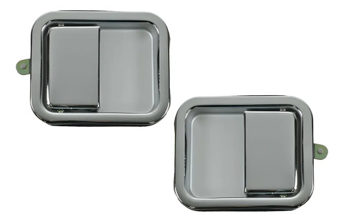 87-06 Wrangler Par Manijas Exteriores Pta. Completa Cromadas