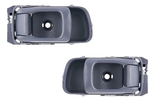 08-15 Nissan Np300 Par Manijas Interiores Gris 2 Piezas