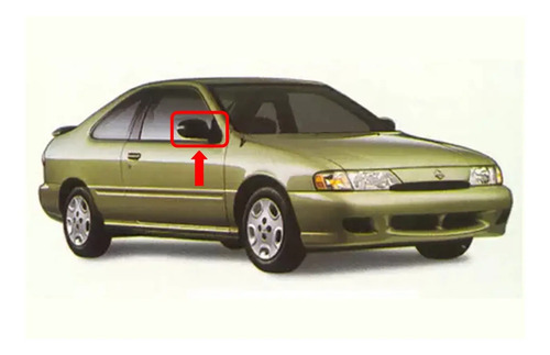 95-98 Nissan 200sx Espejo Lateral Manual Lado Derecho