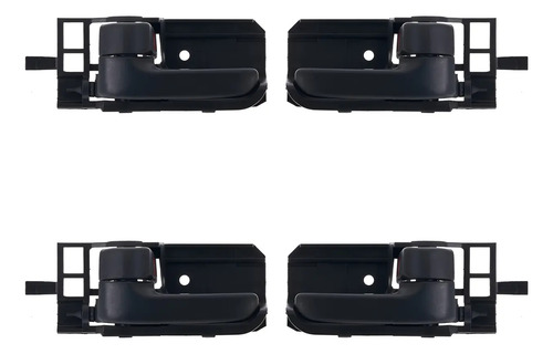 05-15 Toyota Hilux Juego Manijas Interiores Negro 4 Piezas