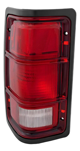 87-96 Dodge Dakota Calavera Trasera Filo Negro Izquierda
