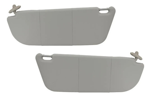 94-12 Chevrolet Chevy Par Viseras Vinil Gris Sin Espejo 2pzs