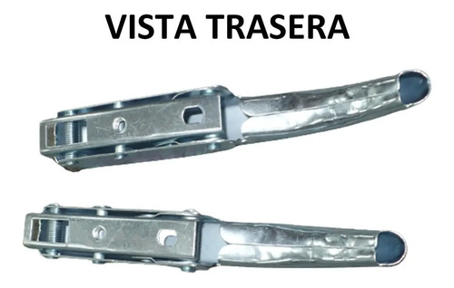 08-15 Np300 Manijas Gancho Tapa Trasera Cromado 2 Pzs Platea