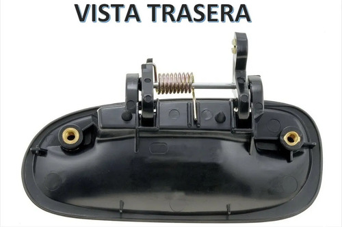 96-00 Honda Civic Manija Exterior Trasera Lado Derecho Negro